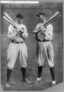 Ty Cobb and Shoeless Joe Jackson